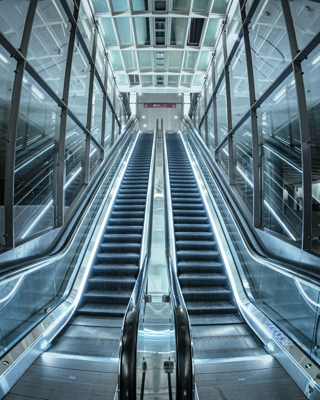 Commercial escalators installed in shopping malls by Master Tech